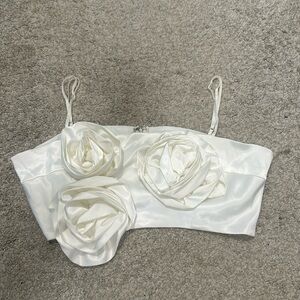 ‘The Last Rose Satin Top’